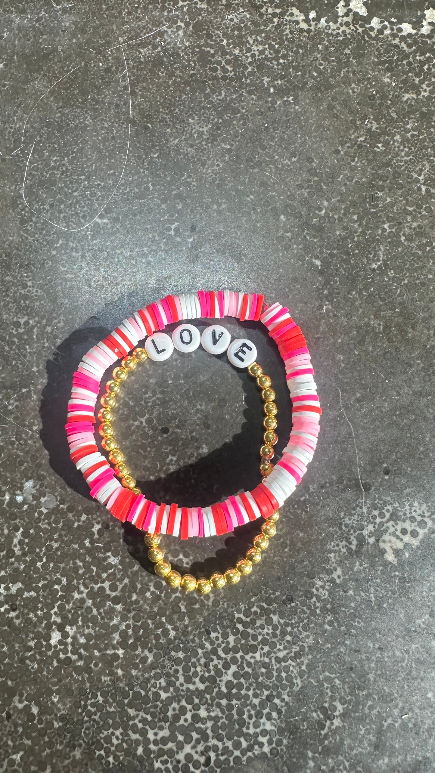 Love Elastic Bracelet Set