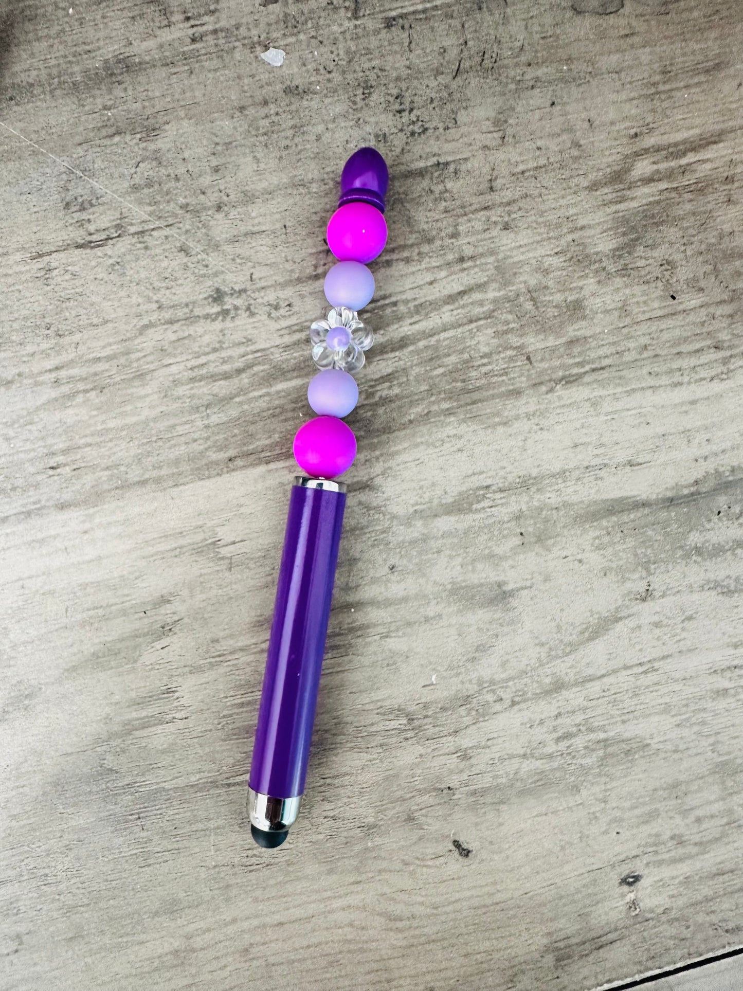 Purple Daisy Stylus Pen