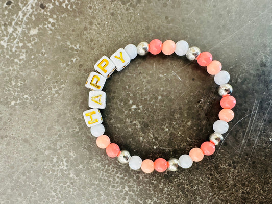 Happy Elastic Bracelet