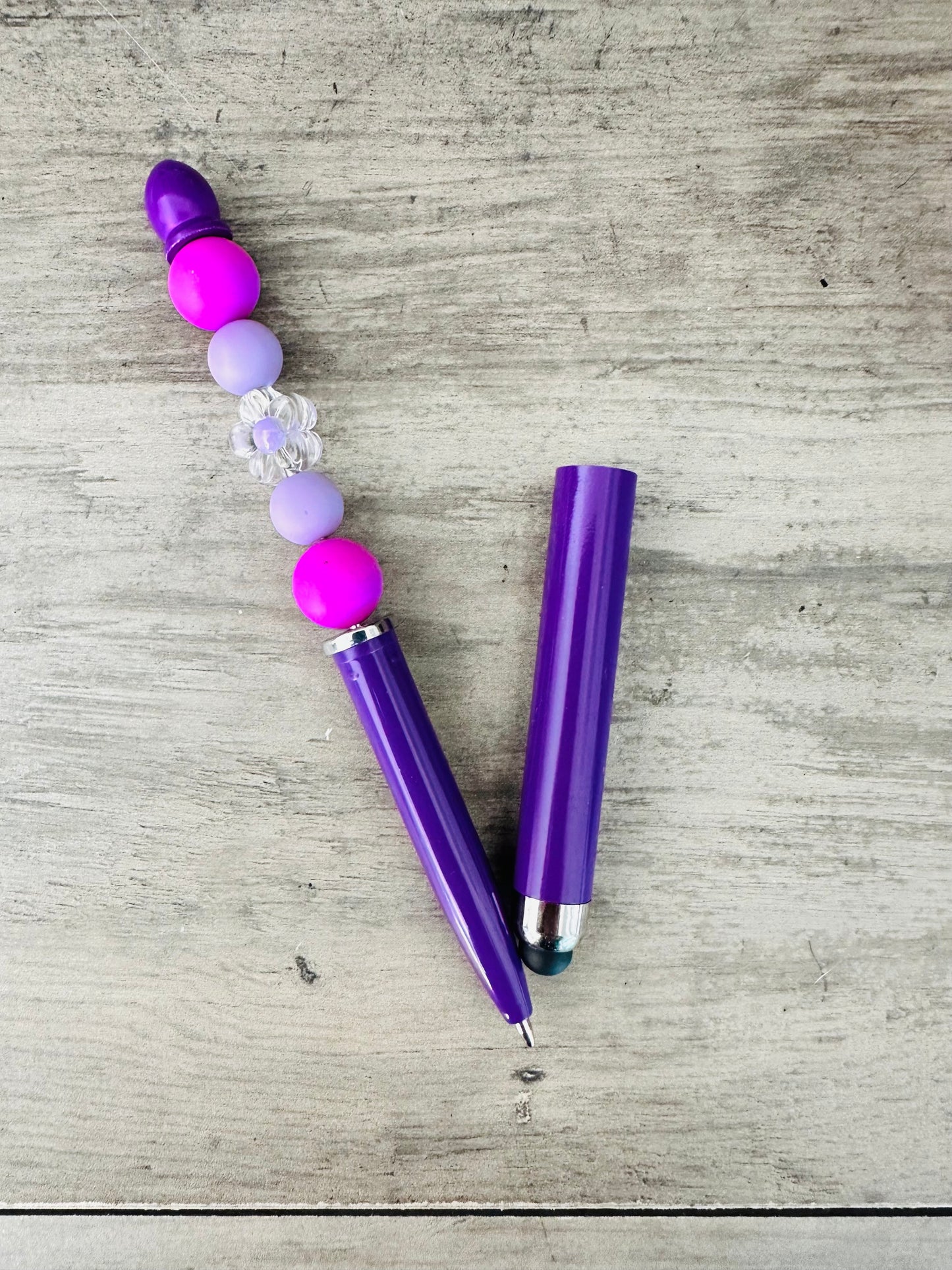 Purple Daisy Stylus Pen