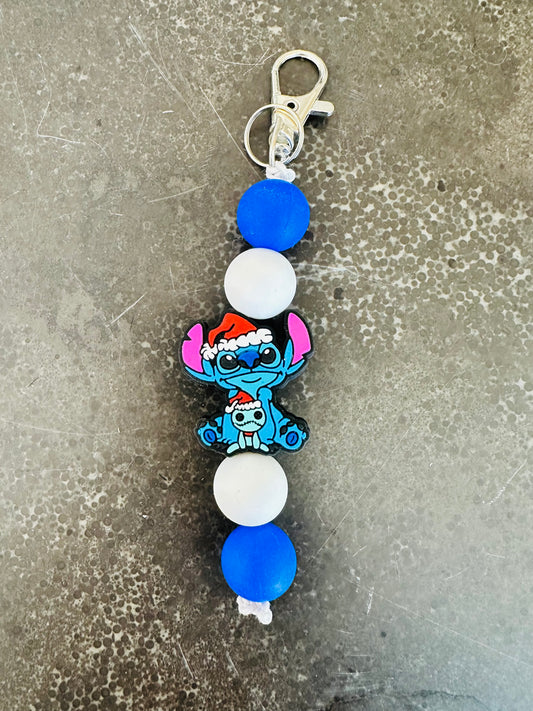 Stitch Christmas Keychain